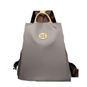 Anti-Theft <b>Backpack</b> Women's <b>Large</b> <b>Capacity</b> Nylon Laptop Bag 36-55L For Commuter Travel With Soft Handle And Computer Interlayer - Product Image 5