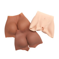 Culotte Rembourrée en Silicone pour Galber les Fesses, Améliorant le Corps des Femmes, Sous-Vêtement Push-up pour Crossdressing, Taille L, Cosplay