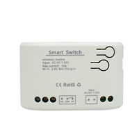 Contrôleur de porte de garage intelligent WiFi Ewelink E0703 - Module relais 1CH 7-32V sans USB avec commande vocale Alexa et télécommande 433 MHz sans RF