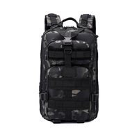 Sac à dos tactique multifonctionnel Molle, imperméable, à double épaule, pour la randonnée, capacité de 30 L, sport pour le camping, les voyages