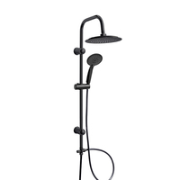 Ensemble de système de douche eau chaude et froide mural au plafond ensemble de robinet de baignoire de douche de salle de bain ensemble de robinet de douche en acier inoxydable