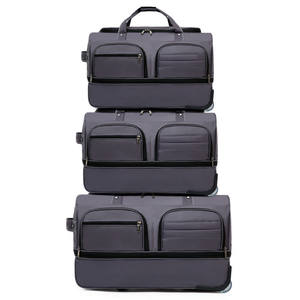 กระเป๋าเดินทางอลูมิเนียมล้อลาก4ล้อล้อล้อลาก360พับได้มีล้อล็อกแบบลากออกแบบโลโก้ได้ตามต้องการแนวธุรกิจทันสมัย - Product Image 5