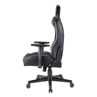 CH09-3 Chaise de jeu ergonomique confortable en cuir PU, inclinable et réglable, pour PC, simulateur de course, idéale pour les joueurs à domicile