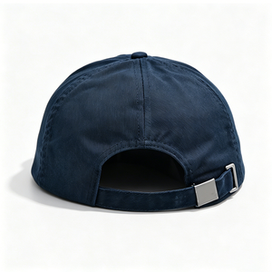 Casquette de papa unisexe bleu marine brodée à calotte souple, casquette décontractée non structurée réglable pour le streetwear et le quotidien - Product Image 5