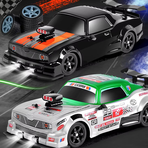 Voiture télécommandée Drift grande taille AE86 4x4, voiture de course rechargeable haute vitesse tout-terrain avec fonction de pulvérisation, jouet pour enfants, modèle GTR - Product Image 6