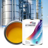 Tinte Transparente para Pintura Automotriz Amarillo Hierro 1K, Pigmento de Color Amarillo Oscuro Dorado de Alta Transparencia de un Solo Componente