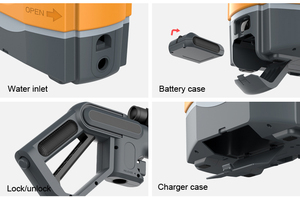 เครื่องซักผ้าแบบชาร์จได้พกพาอเนกประสงค์พร้อมหัวฉีดเสริม<span class=keywords><strong>2</strong></span>หัวสำหรับทำความสะอาดล้ำลึกรถยนต์และเครื่องใช้ในบ้าน - Product Image 3