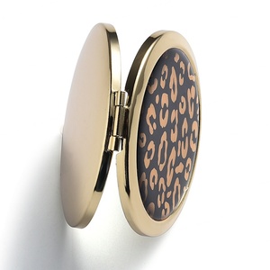 High End Girl Gift Epoxy Sticker Round Shape Dual Side <b>Compact</b> <b>Mirror</b> - Product Image 6