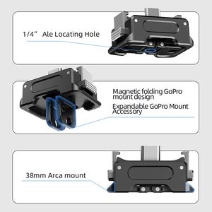 Nuevo Kit de accesorios de cámara de deportes de acción 2 en 1 para DJI <span class=keywords><strong>OSMO</strong></span> <span class=keywords><strong>Pocket</strong></span> 3 incluye base de carga adaptador de montaje de liberación rápida trípode - Product Image 3