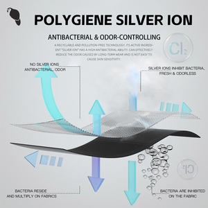 LEO مخصص الرقبة غايتر الفضة أيون التكنولوجيا متعددة الوظائف المضادة للبكتيريا أنبوب سلس باندانا حماية البنفسجية قناع الوجه في الهواء الطلق - Product Image 3