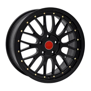 Pdw Customized Hot Sale 21 22 Gloss Black Face Car Alloy 5X120 Alloy Wheels 16 Inch Ford Fiesta Alloys For Defender