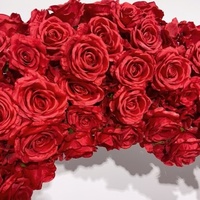 Arche de mariage en forme de cœur, arche de roses en forme de cœur, décoration de demande en mariage, fleurs en forme de cœur pour mariage