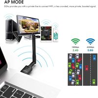 EDUP EP-AC1607GS 600Mbps RTL8811CU Wifi connecteur antenne USB 2.0 Wifi adaptateur 802.11ac 2.4/5ghz avec moniteur Mode Linux