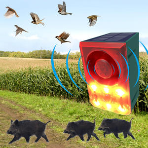 Güneş enerjisi WiFi ABS cism cism köpek Barking Boar yaban domuzu artefakt boynuz gece flaş uyarı ışığı - Product Image 2