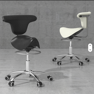 Nail <b>Bar</b> Nail Dental <b>Stool</b> Operating <b>Stool</b> Nursing <b>Stool</b> Dental Saddle Chair for Dental Office Use - Product Image 1