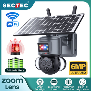SECTEC <span class=keywords><strong>Camera</strong></span> Mạng <span class=keywords><strong>IP</strong></span> Zoom 12X Wifi 6MP HD <span class=keywords><strong>Camera</strong></span> Pin Mặt Trời Mạng PTZ <span class=keywords><strong>Camera</strong></span> Quan Sát <span class=keywords><strong>IP</strong></span> Ngoài Trời Thông Minh Hai Ống Kính - Product Image 4
