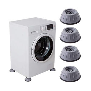 4/8 pièces Patins <span class=keywords><strong>anti</strong></span>-vibration en caoutchouc, antidérapants et silencieux, rehausseurs <span class=keywords><strong>de</strong></span> pieds pour machine à laver, supports amortisseurs, accessoires <span class=keywords><strong>de</strong></span> support - Product Image 1