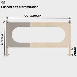 Barrière <span class=keywords><strong>de</strong></span> <span class=keywords><strong>lit</strong></span> réglable pour bébé Prodigy Baby Protection, adaptée aux tout-petits, grande barrière <span class=keywords><strong>de</strong></span> <span class=keywords><strong>lit</strong></span>, pare-chocs <span class=keywords><strong>de</strong></span> sécurité - Product Image 2