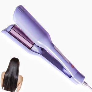Fer à boucler électrique rapide à ions négatifs en céramique pour boucles en forme d'œuf et ondulations aquatiques - Product Image 1