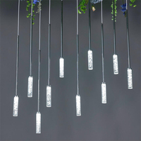 Lustre LED en acrylique, indice de protection IP33, alimentation CA, éclairage décoratif pour mariages, fêtes, scènes, centres de table et événements