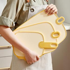 Planche à découper en plastique sur mesure, 3 tailles, grande, multifonctionnelle, double face, antibactérienne, pour la cuisine, la viande et les légumes - Product Image 6