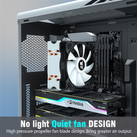 SNOWMAN MT4LS pas de lumière LED OEM 120mm PC ventilateur aluminium cuivre dissipateur thermique PWM CPU refroidisseur d'air Cpu radiateur ventilateur de refroidissement pour Intel Amd