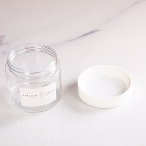 <span class=keywords><strong>Pot</strong></span> de stockage transparent en plastique PET <span class=keywords><strong>petit</strong></span> conteneur de crème cosmétique boîte de <span class=keywords><strong>pot</strong></span> de poudre à ongles capuchon blanc pour supplément - Product Image 2