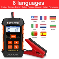 Chargeur de batterie multifonction Konnwei KW520 12v 24V Testeur de batterie de voiture 100-200CCA Machine de réparation de batterie