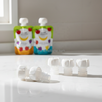 Emballages alimentaires pour bébés en PE/PP, personnalisés, écologiques, durables, réutilisables, légers, avec bouchon anti-fuite, pour purée de fruits