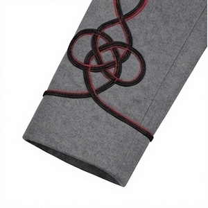 Veste tunique d'hiver respirante et coupe-vent en laine, uniforme personnalisé avec logo, pour défilés et reconstitutions historiques - Product Image 5