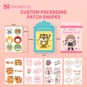 スモークステッカーアロマ植物の顔フレグランスチョコレートの香りのステッカーパッチピュアパッチさわやかなエッセンシャルオイルの香りのスティック - Product Image 3