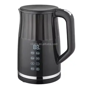 Aifa 1.7L 304 SS Double Layers Stainless Steel Digital Electric Kettle Water Boiler