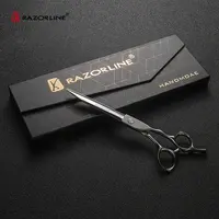 Razorline AK02 profesyonel saç kesme makası kuaförlük makas Salon kullanımı 6 inç berber makası