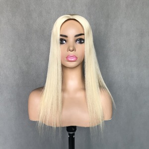 Postizo <span class=keywords><strong>de</strong></span> Cabello Humano con Trama Cosida a Mano, Postizo para <span class=keywords><strong>Mujer</strong></span> con Cabello Natural Realista que Agrega Volumen, con Clip, Puede Permanecer Rizado - Product Image 3