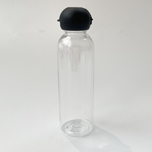 Black PP Plastic 20-410 24/410 <strong>Matte</strong> Smooth Skirt Hinged Flip Top Snap Cap Dispensing Bottle Cap - Product Image 4