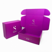 Boîte en carton écologique avec impression couleur, emballage cadeau certifié, boîte d'expédition pliable facile, logo personnalisé
