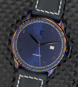Factory Custom Business Gift Men Mechanical <strong>Watch</strong> Damascus Titanium Blue <strong>Dial</strong> Men Automatic Mechanical <strong>Watch</strong> - Product Image 2