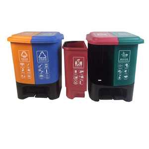 Poubelles à double compartiment de 15L, 20L, 25L, 30L et 40L, personnalisées professionnellement, pour la maison, l'école et le bureau (nouvelles) - Product Image 1