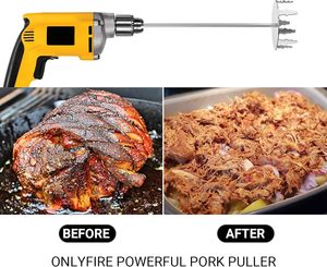 Extracteur de porc de 4 pouces, déchiqueteuse à viande en acier inoxydable ultra tranchante améliorée - Product Image 4