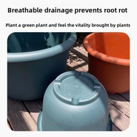 Pots de fleurs en plastique de grande taille pour culture hydroponique de lotus, design minimaliste nordique, pour cours et bassins, fabriqués en Chine