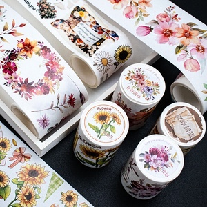 Ruban adhésif japonais décoratif personnalisé, découpé à la forme, motif simple, inscriptible - Product Image 1