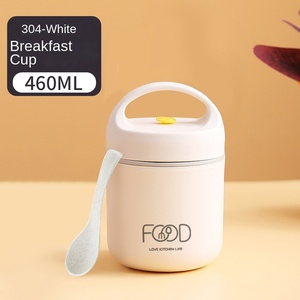 306 Stainless Steel Heat Preservation Lunch Box Soup Box with Leak Proof Microwavable Design Portable <strong>Breakfast</strong> <strong>Container</strong> - Product Image 6