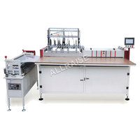 Machine de fabrication de couvertures rigides pour carnets, agendas et calendriers de bureau en carton gris, avec fonction de collage et d'emballage