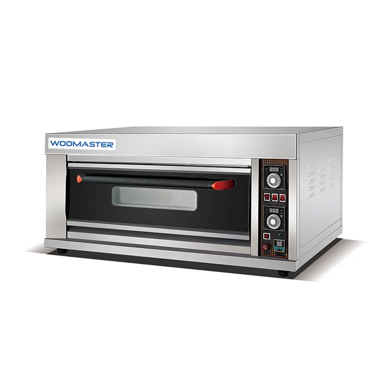 Commercial Hotel Kitchen Bakery Equipment 1-deck 2-tray Electric Oven for Baking Bread Oven
