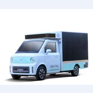 Nouvelle énergie Pure électrique 3 côtés P4 panneau d'affichage numérique LED véhicule publicitaire à vendre - Product Image 1