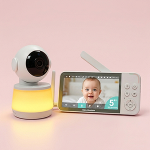 KT564L 2.4GHz เครื่องเฝ้าดูเด็กแบบไม่ใช้ WiFi หน้าจอ IPS 720P ขนาด 5 นิ้ว พร้อมแบตเตอรี่ 5000mAh ระยะการใช้งาน 1000 ฟุต ป้องกันการงัดแงะ ปกป้องความเป็นส่วนตัว - Product Image 1