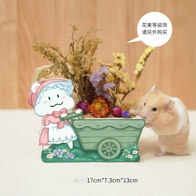 Cart flower arrangement