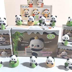 Boîte Mystère Animaux en Résine Panda Porte-Bonheur, Mini Figurines Créatives Mignonnes, Ornements, Petits Cadeaux, Vente en Gros - Product Image 2