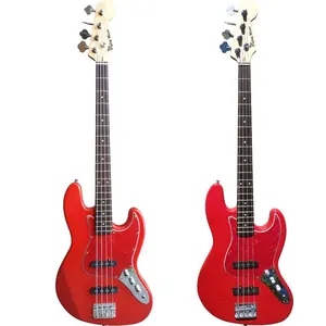 China manufacturer exports maple wood body 4 strings electric guitar bass