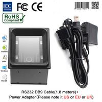 Module de scanner de code-barres 2D YHXC-EP3000 Wiegand RS485 USB RS232 Scanner à montage fixe pour kiosque Contrôle d'accès Lecteur de code-barres QR